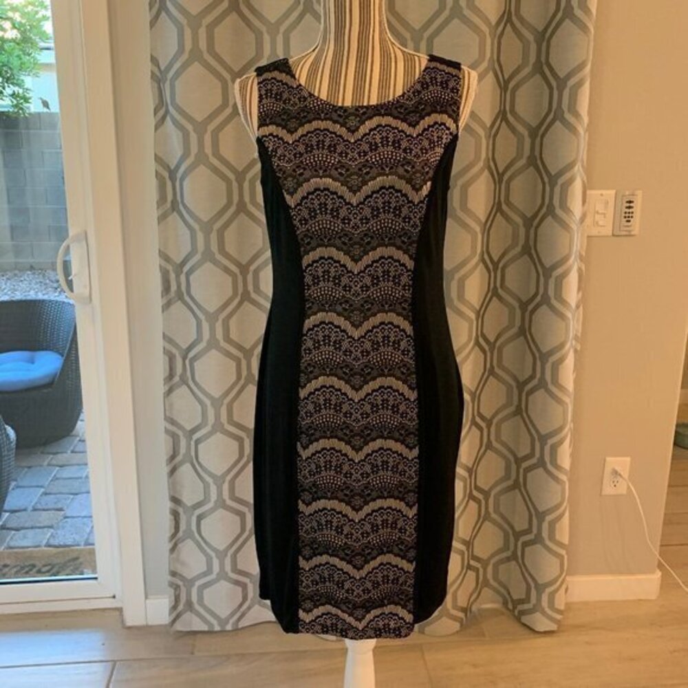 Cynthia Rowley Black Lace Dress
